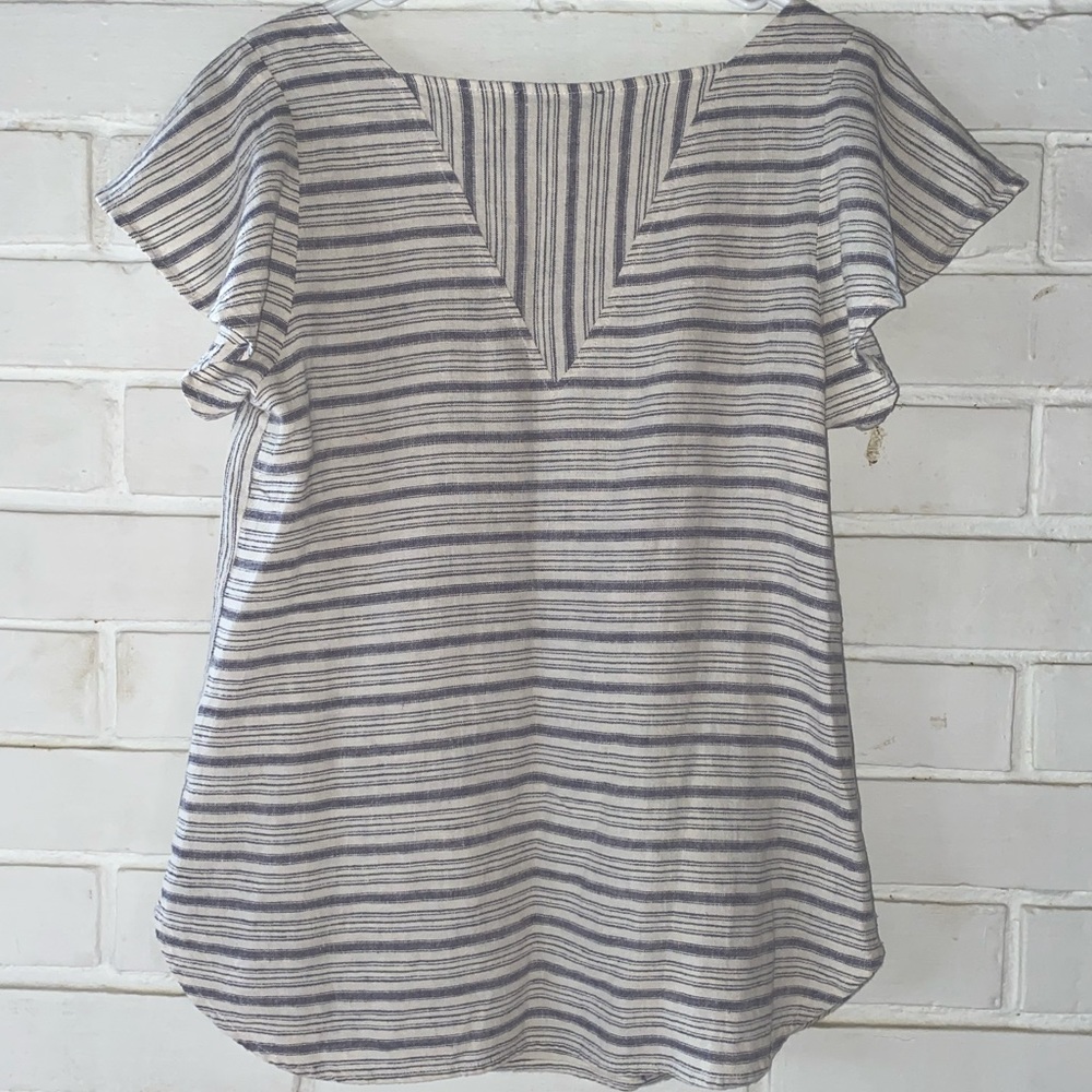 Striped Patterned Blouse - image 2